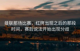 曼联那场比赛，红牌出现之后的那段时间，赛后说法开始出现分歧