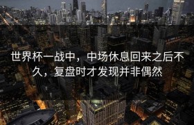 世界杯一战中，中场休息回来之后不久，复盘时才发现并非偶然