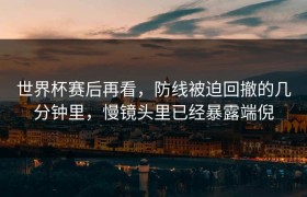 世界杯赛后再看，防线被迫回撤的几分钟里，慢镜头里已经暴露端倪