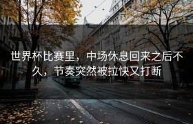 世界杯比赛里，中场休息回来之后不久，节奏突然被拉快又打断